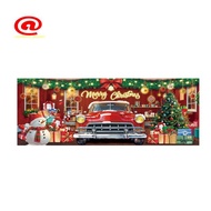 16x7ft Christmas Garage Door Cover Decoration Merry Christmas Garage Door Banner Hanging Garage Mura