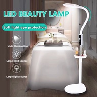 LED Glass Magnifying Floor Lamp Facial Lamp Facial Light Beauty Lamp Standing Lampu Eyelash Extensio