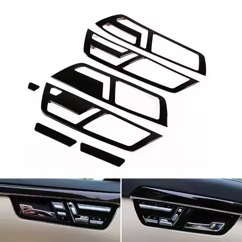 ABS For Mercedes Benz S Class W221 2008 2009 - 2012 Glossy Black Car Accessories Interior Door Handl