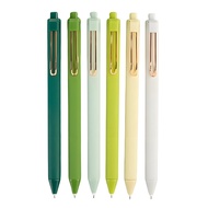 WRC Pack of 6 Roller Pen Set Quiet Clicks Quick Dry Ink Study Work Essential