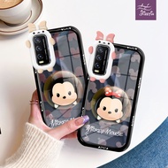 Minnie Head With Cartoon Picture Balloon Casing ph Odd Shape for for vivo Y21/S/A/T Y20/S/A/I/G/SG/T Y19 Y17 Y16 Y15/S Y12/A/I Y1/S Y10 4G/5G Cute soft case Cute Girl plastic Mobile Phone