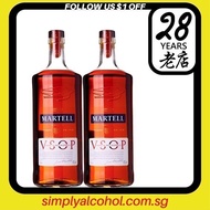 Martell VSOP Cognac 70cl Twin Bottles No Box
