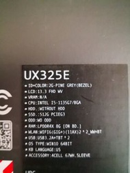 Asus Zenbook Ux325e Intel 11th i5 1135g7