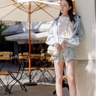 Accessory Box Baguette Sheepskin Baguette Bag Portable Shoulder Messenger Bag 20 Women's White