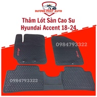 LÓT SÀN Cao Su xe Hyundai Accent 2018 - 2025 Hàng không mùi không thấm nước dễ vệ sinh