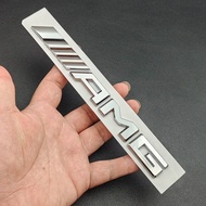 3D ABS Chrome Car Letters Logo E53 Fender TURBO 4MATIC Emblem Badge Rear Star AMG Sticker For Merced