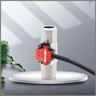 Nevʚ ɞ G1 2 Thread Steel Water Flow Sensor Hall Effect Sensor Switch Flow Meter Heater