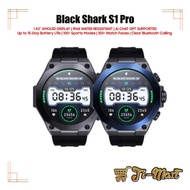 Black Shark S1 Pro [1.43" AMOLED Display | AI-ChatGPT | Bluetooth Phone Calling | 100+ Sports Modes]