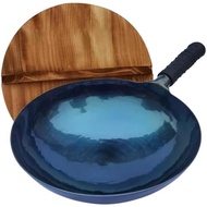 on wok with lid,14 inch woks & stir-fry pans nonstick,chinese traditional pans for open fire,large c