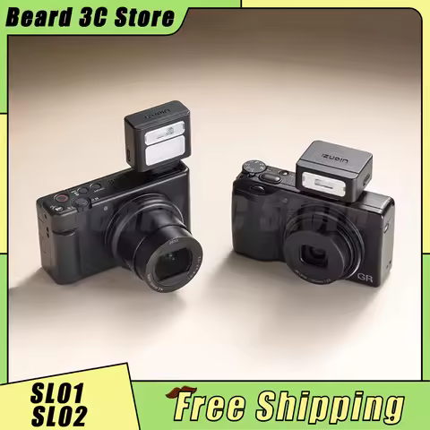 Ulanzi SL01 SL02 Camera Flash 4th Gear Adjustable Gn8 6500k Colour Temperature Mini Portable Flash C