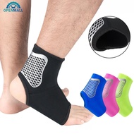 OPENMALL 1PC Sports Protection Ankle Brace With Compression Mesh Ankle Support Open Heel Design For 