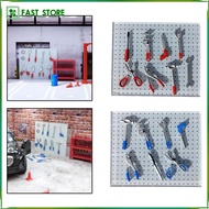 [Wishshopelxn] 8x 1/64 Car Garage Tools Pretend Play Toys 1/64 Scale Garage Accessories