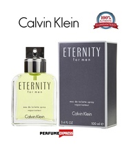 CK Eternity Men EDT by Calvin Klein Eau De Toilette Spray for Men 3.4 FL. OZ. 100ml [100% Authentic &amp; Brand New Perfume]