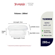 【YUMMIE】W092 Bekas｜Bekas Feuilletine Dream Cake｜Disposable Transparent Container｜Food Packaging Box｜