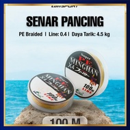 Thread Line Super PE 4 Fishing Line 100 MeterBraid Line - X4