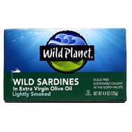 Wild Planet, Wild Sardines In Extra Virgin Olive Oil 4.4 oz - EXP 03/2023
