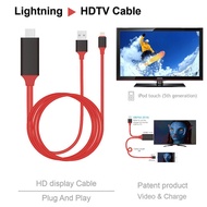 2M 8 Pin Lightning to HDMI TV AV Adapter Cable for iPad iPhone X