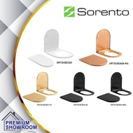 SORENTO Soft Close Toilet Seat Cover PP SRTSCBD319 / SRTSCBD320 / SRTSCBD826-RG / SRTSCBD825-GY / SR