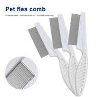 Pet Flea Comb, De-Flea Comb for Dogs and Cats, Grooming Comb, Shedding Blade, Pet Supplies, Multi-Fu