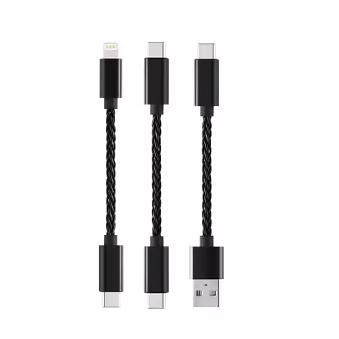 USB TypeC|Lightning To TypeC|USB DAC Hifi Adapter Earphone Amplifie Digital Decoder AUX Audio Cable 