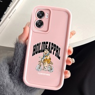 Case For OPPO A57 2022 A77 A2022 A57s A57e A77s Three-Color Cycling Stone Age Phone Full Silicone Sh
