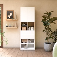 Koncept Furniture ตู้สูง KC-PLAY รุ่น SEENSCAPE สีขาว-ลินเบิร์ก (60x40x180 ซม.)