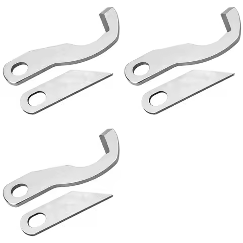 Premium-3X Serger Overlock Blades For Brother 1034DX, 3034D, 4234D, 4234DT, 5234PRW - Upper And Lowe