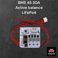 BMS Mpower 4S 6S 30A 8S 60A + Active Balance 1.5 A LiFePo4 สำหรับแบตลิเธียมฟอสเฟต