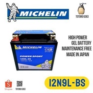 12N9L 12N9L-BS BATTERY MICHELIN JAGUH CL160 SCRAMBLER MITO 125 500 DEMAK SKYLINE GT250 MMANDO 750CC 