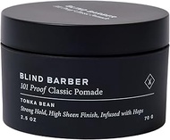 Blind Barber 101 Proof Classic Hair Pomade for Men - Water Based Pomade with Hops & Tonka Bean - Str