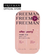 Freeman Beauty After Party Detox + Calm Mask Duo, Sulfur Mask and Scrub 7ml, Niacinamide Gel Cream 2