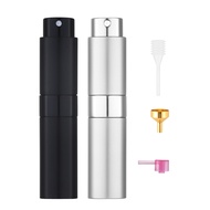 Tekson 8ml Travel Perfume Atomizer Refillable, Mini Cologne Spray Bottle Empty, Small Aftershave Por