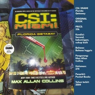 ORIGINAL Novel CSI: MIAMI English Mass Market Paperback Crime Thriller Preloved Novel Import English