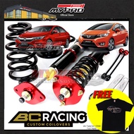 Adjustable🔥HONDA CITY/JAZZ GK 2014+ BC Racing V1 Series Hi Lo SoftHard Absorber / Suspension