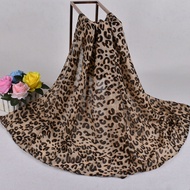 Klasik Leopard/Tiger/Cheetah Prints Animal Patten Ladies Long Scarf Cotton Linen Printed Voile Lady Fashion Shawl