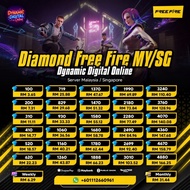 Booyah FF Diamond (MY/SG)