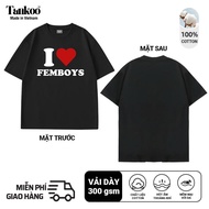 TANKOO printed t-shirt for men and women made of very beautiful cotton material, latest model I LOVE