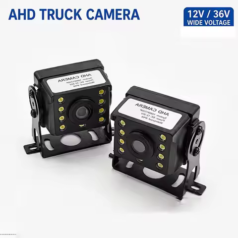Wide-angle Rear High-definition Night Vision CVBS Reversing Camera Car Camera with 8-lamp Truck Came