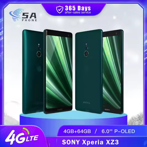 Original Sony Xperia XZ3 mobile phone H8416 H9493 SO-01L 4GB RAM 64GB ROM 6.0" Snapdragon 845 Octa C