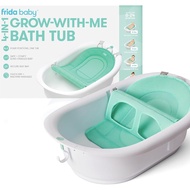 Frida Baby 4-in-1 Grow-with-Me Baby Bathtub, Baby Tub for Newborns to Toddler with