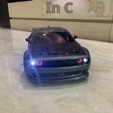 HNR H9802 RC Cars 1/10 Scale Dodge SRT 4WD Brushless Electric High Speed RC Car Model Racing Drift C