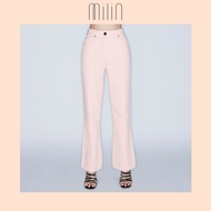 [MILIN] Straight leg boyfriend  Jeans with crystal embellishment กางเกงขายาวแต่งคริสตัล Boyfriend Bl