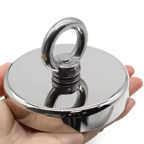 N52 Heavy Duty Search Magnets Strong Neodymium Magnet Salvage Magnet Deep Sea Fishing Magnets Mounti