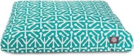 Pacific Aruba Medium Rectangle Indoor Outdoor Pet Dog Bed With Removable Washable Cover By Majestic