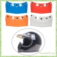 [BaositybbMY] Helmet Visor Peak Protector 5-snap Universal Vintage Open Face Replacement Accessories