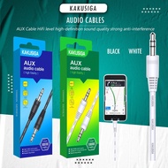 KAKU CABLE JACK 3.5MM TO JACK 3,5MM BLACK AUX Cable 3.5mm 1 meter