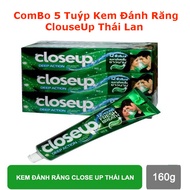 [GIÁ SIÊU RẺ+ TIẾT KIỆM ] Combo 5 Tuýp Kem đánh răng Closeup Thái Lan 160g