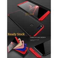 3 in 1 GKK Case for Huawei P20 P40 Pro Nova 3E LIte 360 Degree Full Protection PC Hard Case Cover Fo