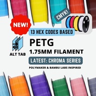 (Local Stock) PETG 3D Printer Filament Basic 1.75mm 1kg for 3D Printing [Alt Tab] BAMBU AMS CREALITY