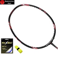 Apacs Stardom 80 II Blk Red Matt【Install with String】+Grip Original Badminton Racket (1pcs)